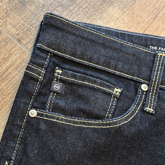 Ag Adriano Goldschmied Women’s The Farrah‎ Skinny Ankle Jeans Size 31R Dark Wash - Picture 3 of 14